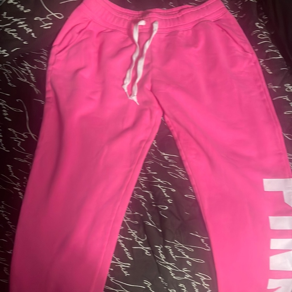 Cute hot pink joggers